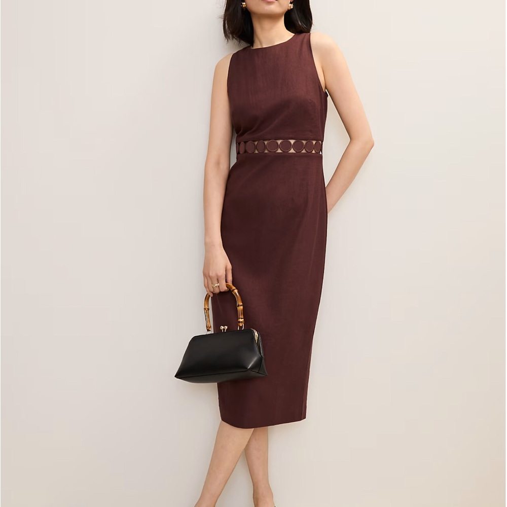 Ann Taylor Linen-blend Dress